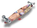 Boarder Pin Up Girl - Decal Style Vinyl Wrap Skin fits Longboard Skateboards up to 10"x42" (LONGBOARD NOT INCLUDED)