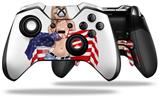 Independent Woman Pin Up Girl - Decal Style Skin fits Microsoft XBOX One ELITE Wireless Controller