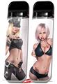 Skin Decal Wrap 2 Pack for Smok Novo v1 Cop Girl Pin Up Girl VAPE NOT INCLUDED