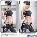 iPod Touch 2G & 3G Skin - Cop Girl Pin Up Girl