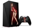 WraptorSkinz Skin Wrap compatible with the 2020 XBOX Series X Console and Controller Ooh-La-La Pin Up Girl (XBOX NOT INCLUDED)