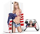 WraptorSkinz Skin Wrap compatible with the 2020 XBOX Series X Console and Controller Independent Woman Pin Up Girl (XBOX NOT INCLUDED)