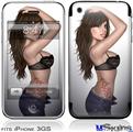 iPhone 3GS Skin - Brit Pin Up Girl