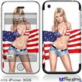 iPhone 3GS Skin - Independent Woman Pin Up Girl