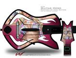 Boarder Pin Up Girl Decal Style Skin - fits Warriors Of Rock Guitar Hero Guitar (GUITAR NOT INCLUDED)