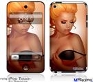 iPod Touch 4G Decal Style Vinyl Skin - 0range Pin Up Girl