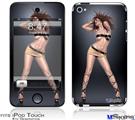 iPod Touch 4G Decal Style Vinyl Skin - Dancer 1 Pin Up Girl