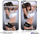 iPod Touch 4G Decal Style Vinyl Skin - Shades Pin Up Girl