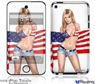 iPod Touch 4G Decal Style Vinyl Skin - Independent Woman Pin Up Girl