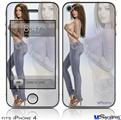 iPhone 4 Decal Style Vinyl Skin - Sonja Pin Up Girl (DOES NOT fit newer iPhone 4S)