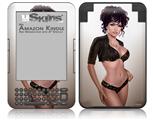 Astouding Pin Up Girl - Decal Style Skin fits Amazon Kindle 3 Keyboard (with 6 inch display)