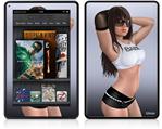 Amazon Kindle Fire (Original) Decal Style Skin - Shades Pin Up Girl