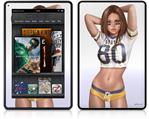 Amazon Kindle Fire (Original) Decal Style Skin - Tight End Pin Up Girl