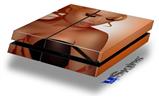 Vinyl Decal Skin Wrap compatible with Sony PlayStation 4 Original Console 0range Pin Up Girl (PS4 NOT INCLUDED)