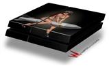 Vinyl Decal Skin Wrap compatible with Sony PlayStation 4 Original Console Missle Army Pinup Girl (PS4 NOT INCLUDED)