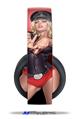Vinyl Decal Skin Wrap compatible with Original Sony PlayStation 4 Gold Wireless Headphones LA Womx Pin Up Girl (PS4 HEADPHONES  NOT INCLUDED)
