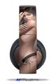 Vinyl Decal Skin Wrap compatible with Original Sony PlayStation 4 Gold Wireless Headphones Sensuous Pin Up Girl (PS4 HEADPHONES  NOT INCLUDED)