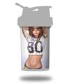 Decal Style Skin Wrap works with Blender Bottle 22oz ProStak Tight End Pin Up Girl (BOTTLE NOT INCLUDED)