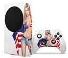 WraptorSkinz Skin Wrap compatible with the 2020 XBOX Series S Console and Controller Independent Woman Pin Up Girl (XBOX NOT INCLUDED)