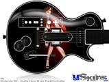 Guitar Hero III Wii Les Paul Skin - Ooh-La-La Pin Up Girl