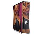 Violeta Pin Up Girl Decal Style Skin for XBOX 360 Slim Vertical
