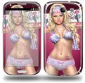 Boarder Pin Up Girl - Decal Style Skin (fits Samsung Galaxy S III S3)