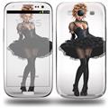Goth Princess Pin Up Girl - Decal Style Skin (fits Samsung Galaxy S III S3)