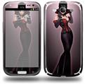 Vamp Glamour Pin Up Girl - Decal Style Skin (fits Samsung Galaxy S III S3)