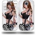 AXe Pin Up Girl - Decal Style Skin (fits Samsung Galaxy S IV S4)