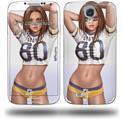 Tight End Pin Up Girl - Decal Style Skin (fits Samsung Galaxy S IV S4)