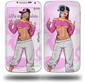 Gangbanger 2 Pin Up Girl - Decal Style Skin (fits Samsung Galaxy S IV S4)