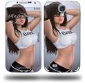 Shades Pin Up Girl - Decal Style Skin (fits Samsung Galaxy S IV S4)