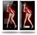 Ooh-La-La Pin Up Girl - Decal Style Skin (fits Nokia Lumia 928)