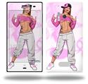 Gangbanger 2 Pin Up Girl - Decal Style Skin (fits Nokia Lumia 928)