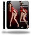 Ooh-La-La Pin Up Girl - Decal Style Vinyl Skin (fits Apple Original iPhone 5, NOT the iPhone 5C or 5S)