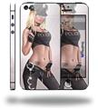Cop Girl Pin Up Girl - Decal Style Vinyl Skin (fits Apple Original iPhone 5, NOT the iPhone 5C or 5S)