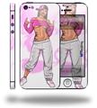 Gangbanger 2 Pin Up Girl - Decal Style Vinyl Skin (fits Apple Original iPhone 5, NOT the iPhone 5C or 5S)