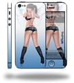 Naughty Girl Pin Up Girl - Decal Style Vinyl Skin (fits Apple Original iPhone 5, NOT the iPhone 5C or 5S)