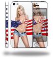 Independent Woman Pin Up Girl - Decal Style Vinyl Skin (fits Apple Original iPhone 5, NOT the iPhone 5C or 5S)