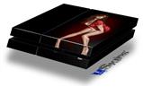 Vinyl Decal Skin Wrap compatible with Sony PlayStation 4 Original Console Ooh-La-La Pin Up Girl (PS4 NOT INCLUDED)