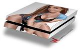 Vinyl Decal Skin Wrap compatible with Sony PlayStation 4 Original Console Cleavage Sexy Pinup Girl (PS4 NOT INCLUDED)