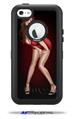 Ooh-La-La Pin Up Girl - Decal Style Vinyl Skin fits Otterbox Defender iPhone 5C Case (CASE SOLD SEPARATELY)