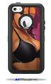 Violeta Pin Up Girl - Decal Style Vinyl Skin fits Otterbox Defender iPhone 5C Case (CASE SOLD SEPARATELY)