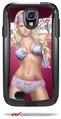 Boarder Pin Up Girl - Decal Style Vinyl Skin fits Otterbox Commuter Case for Samsung Galaxy S4 (CASE SOLD SEPARATELY)