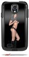 Onyx Pin Up Girl - Decal Style Vinyl Skin fits Otterbox Commuter Case for Samsung Galaxy S4 (CASE SOLD SEPARATELY)