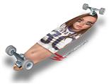 Tight End Pin Up Girl - Decal Style Vinyl Wrap Skin fits Longboard Skateboards up to 10"x42" (LONGBOARD NOT INCLUDED)