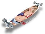 Independent Woman Pin Up Girl - Decal Style Vinyl Wrap Skin fits Longboard Skateboards up to 10"x42" (LONGBOARD NOT INCLUDED)