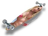 Bikini Girl 01 - Decal Style Vinyl Wrap Skin fits Longboard Skateboards up to 10"x42" (LONGBOARD NOT INCLUDED)