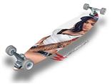Boarder Girl 14b - Decal Style Vinyl Wrap Skin fits Longboard Skateboards up to 10"x42" (LONGBOARD NOT INCLUDED)