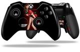 Ooh-La-La Pin Up Girl - Decal Style Skin fits Microsoft XBOX One ELITE Wireless Controller